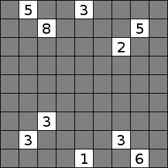Nurikabe Puzzle